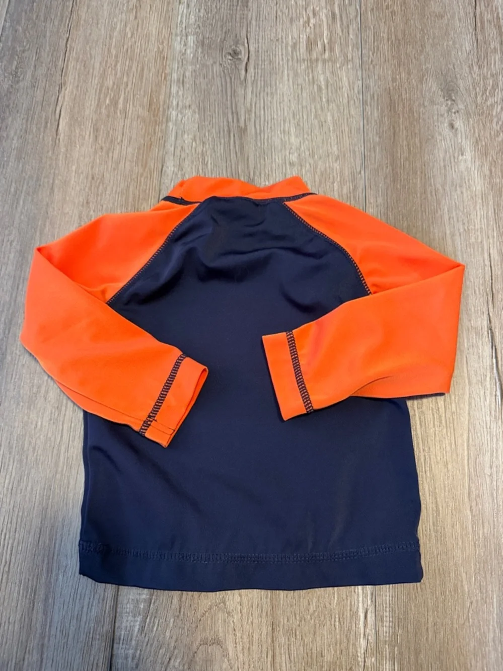 Gymboree Kids Rash Guard Swim Shirt - Navy and Orange